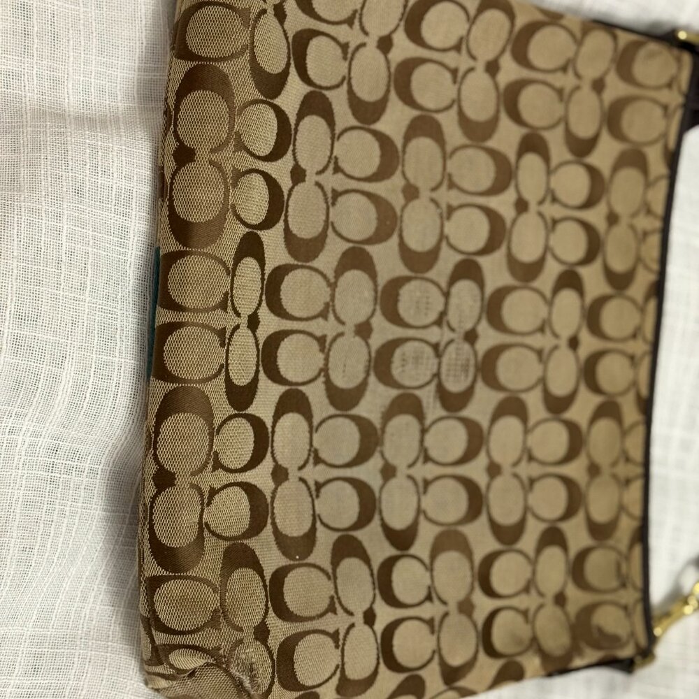 Coach Signature Stripe Jacquard Crossbody Bag - Picture 4 of 10